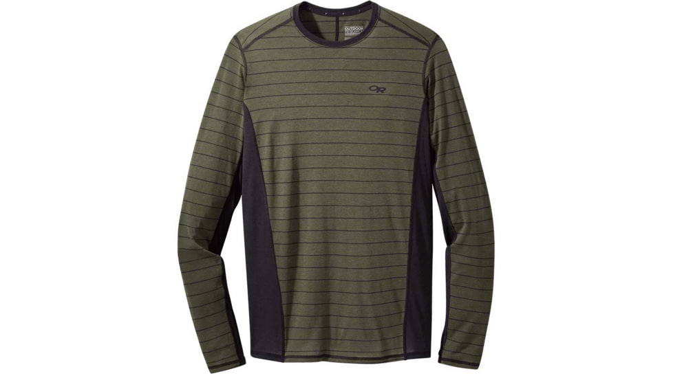 Outdoor Research Enigma Crew - Mens, Fatg/Bk St, Small, 2714441923006