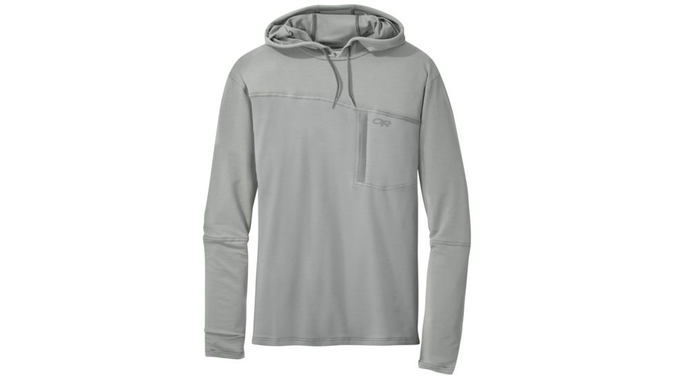 Outdoor Research Ensenada Sun Hoody, Men's, Alloy, S 244048-alloy-S