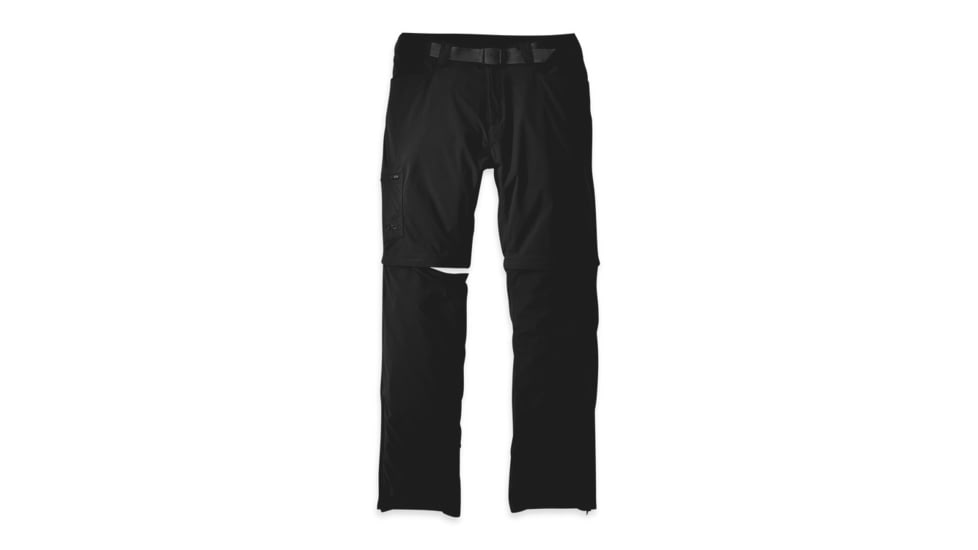 Outdoor Research Equinox Convertible Hiking Pants - Mens, Black, 38 Waist, Short Inseam, 2429210001327