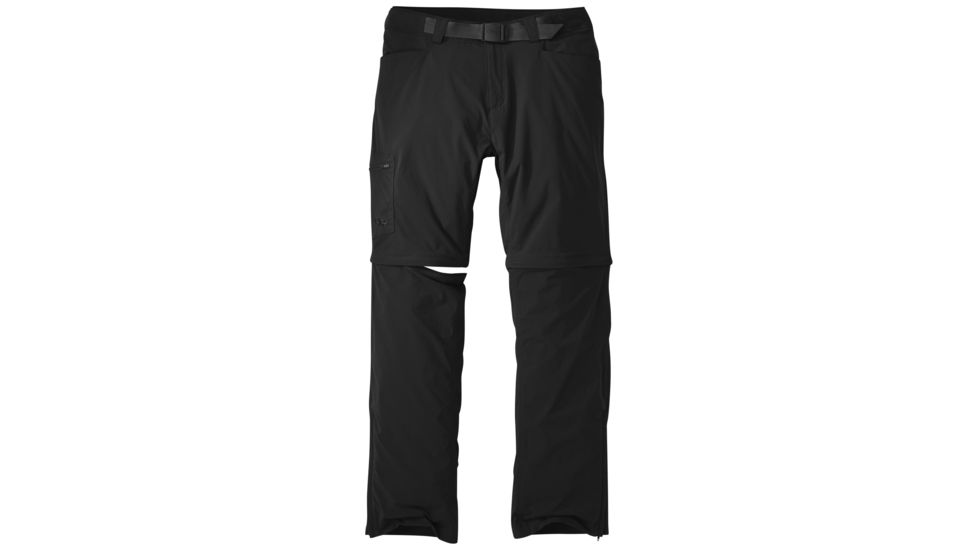 Outdoor Research Equinox Convertible Pants - Men's, Black, Waist 30 in, Inseam 30 in, 242921-0001319
