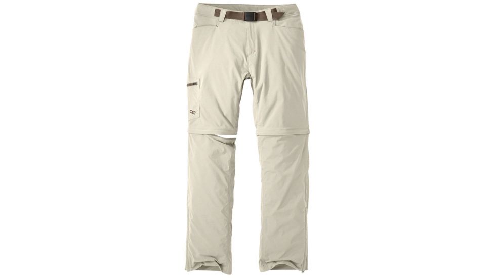 Outdoor Research Equinox Convertible Pants - Mens, Cairn, 38 Waist, Short Inseam, 2429210844327