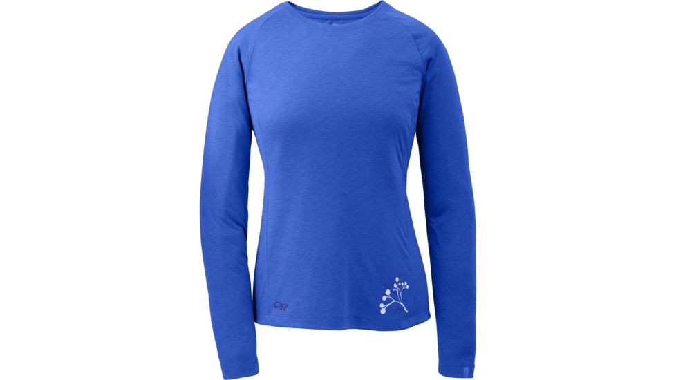 Outdoor Research Essence L/S Crew Tee - Women's-Bluebird-X-Small