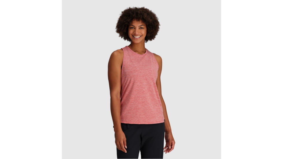 Outdoor Research Essential Tank - Womens, Rhubarb Heather, M, 3003282408007