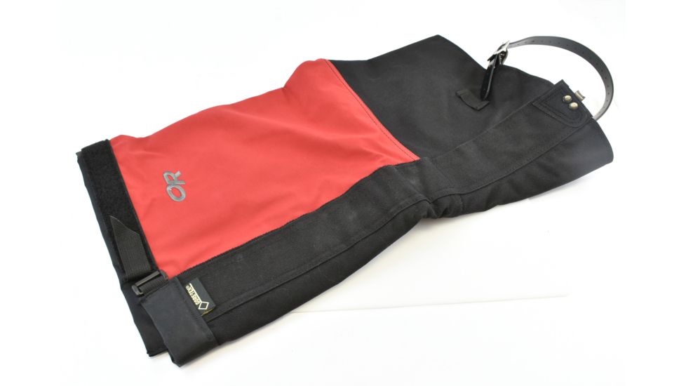 Outdoor Research Expedition Crocodile Gaiters - Men's, Chili/Black, Extra Large, 243114-0413009