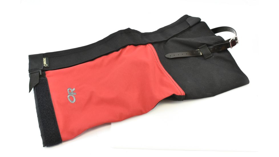 Outdoor Research Expedition Crocodile Gaiters - Men's, Chili/Black, Extra Large, 243114-0413009