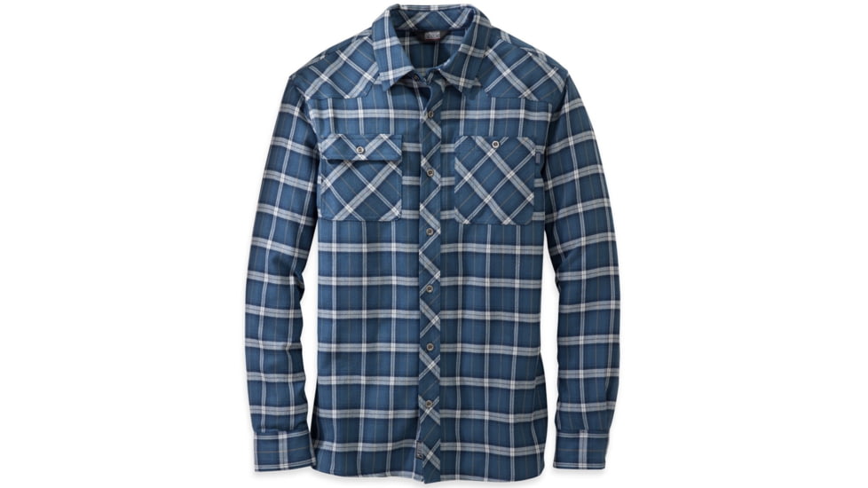 Outdoor Research Feedback Flannel Shirt - Mens-Dusk-Large