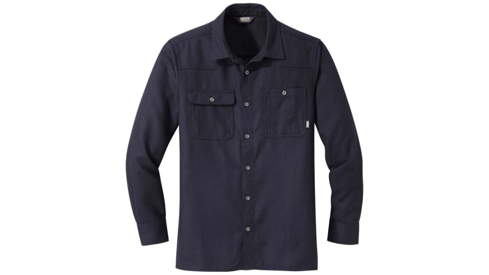 Outdoor Research Feedback Flannel Shirt - Mens, Ink, 2XL, 2428621565010