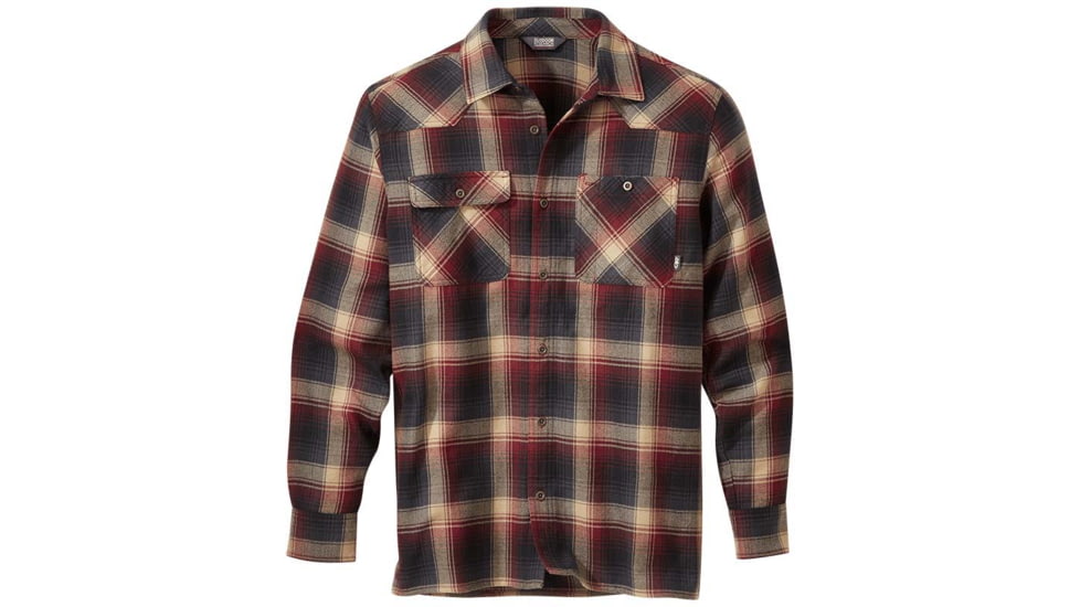 Outdoor Research Feedback Flannel Shirt - Mens, Madder Plaid, Large, 2428621863008