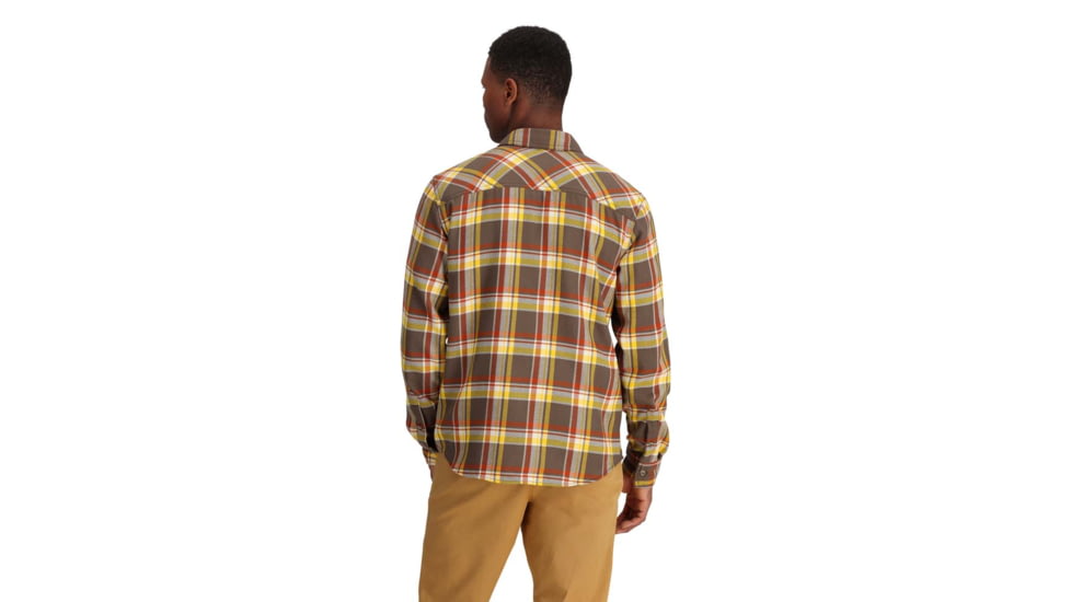 Outdoor Research Feedback Flannel Twill Shirt - Mens, Hickory Plaid, 3XL, 3005132607011