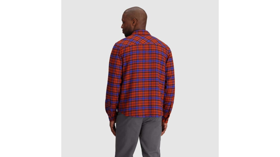 Outdoor Research Feedback Flannel Twill Shirt - Mens, Terra Plaid, 2XL, 3005132606010