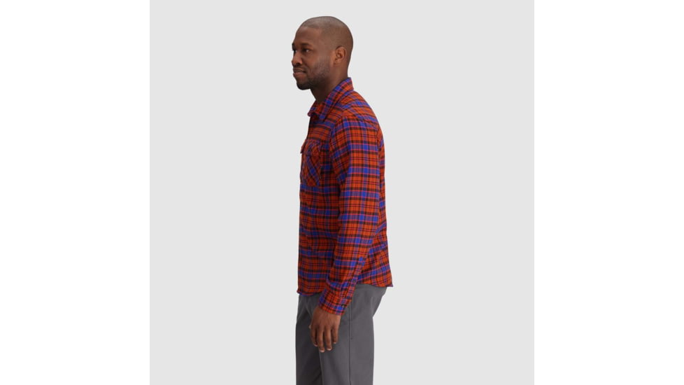 Outdoor Research Feedback Flannel Twill Shirt - Mens, Terra Plaid, 2XL, 3005132606010