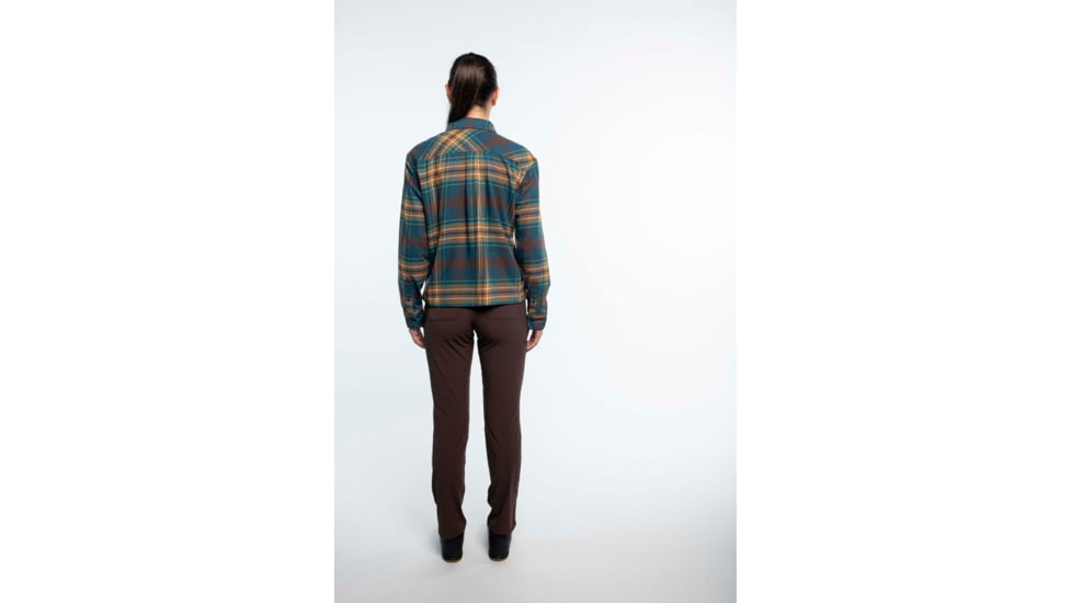 Outdoor Research Feedback Light Flannel Shirt - Womens, Harbor, Small, 3001332447006