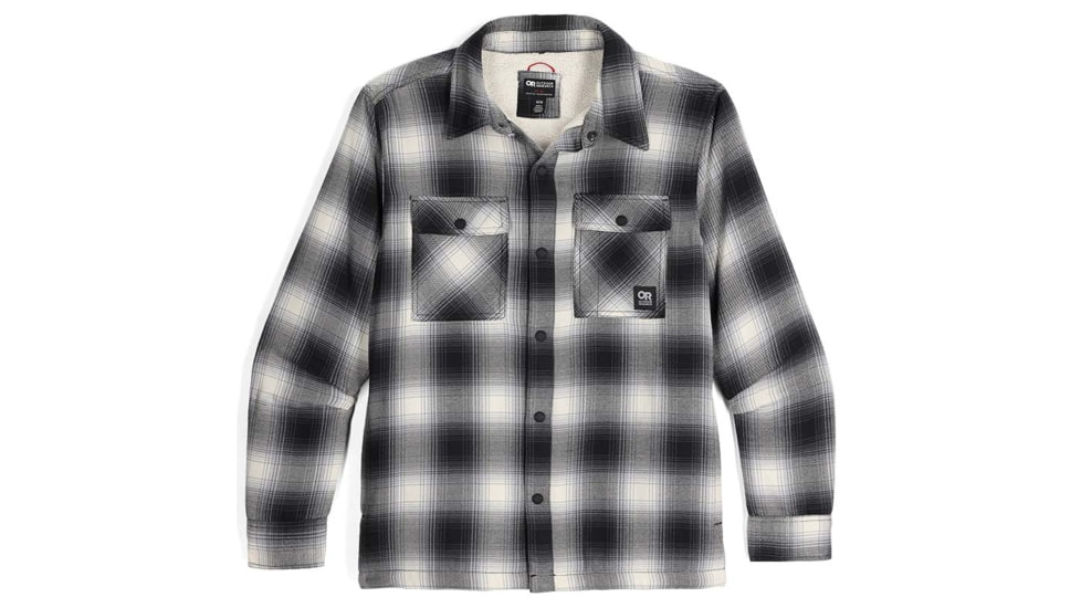 Outdoor Research Feedback Shirt Jacket - Mens, Black, Small, 3005120001006