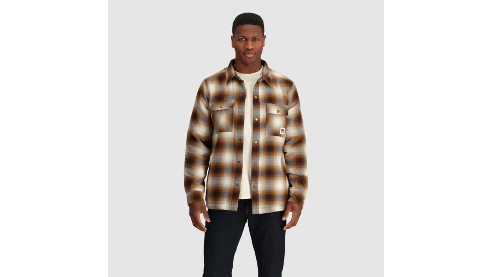 Outdoor Research Feedback Shirt Jacket - Mens, Bronze, 2XL, 3005122442010