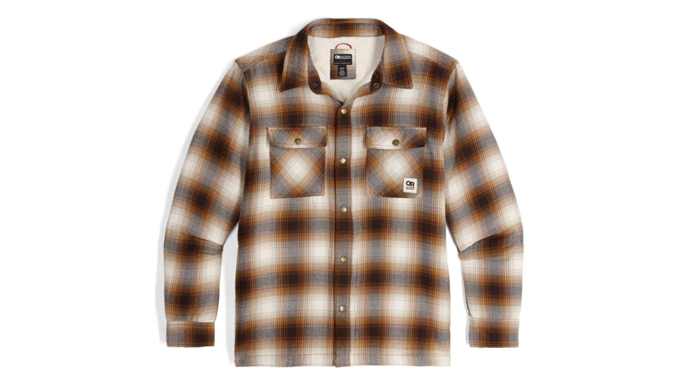 Outdoor Research Feedback Shirt Jacket - Mens, Bronze, 2XL, 3005122442010