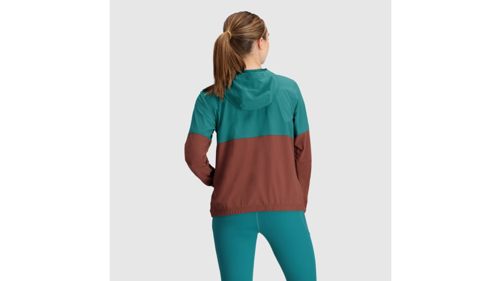 Outdoor Research Ferrosi Anorak Hoodie - Womens, Tropical/Brick, L, 2876232371008