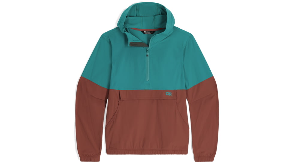 Outdoor Research Ferrosi Anorak Hoodie - Womens, Tropical/Brick, L, 2876232371008