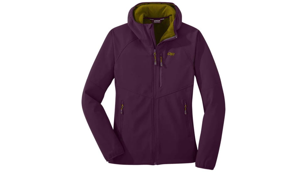 Outdoor Research Ferrosi Grid Hooded Jacket - Womens, Blackberry, Extra Small, 2714350325005
