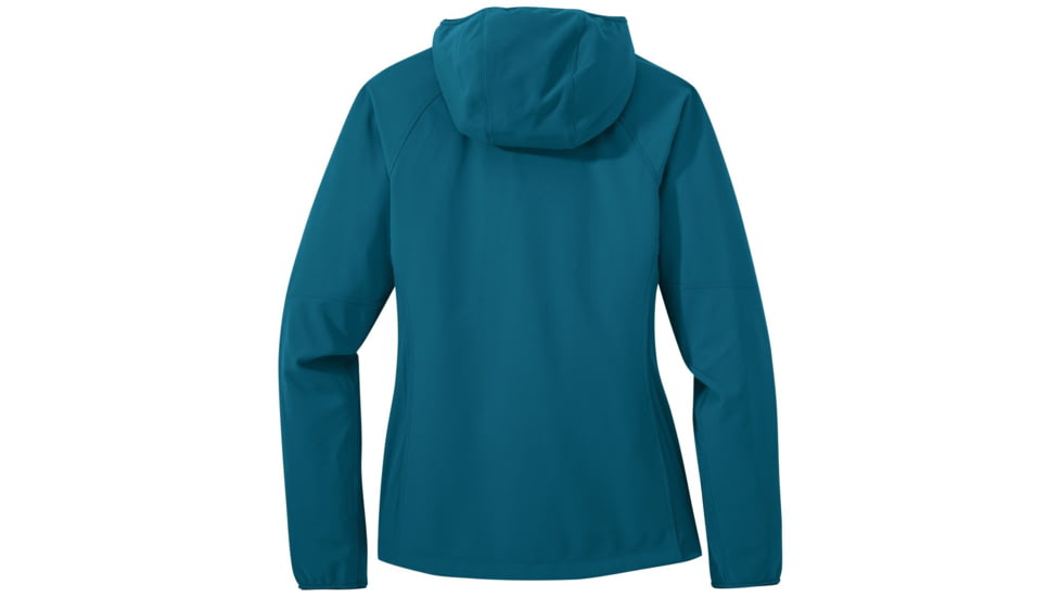 Outdoor Research Ferrosi Grid Hooded Jacket - Womens, Celestial Blue, Medium, 2714351576007