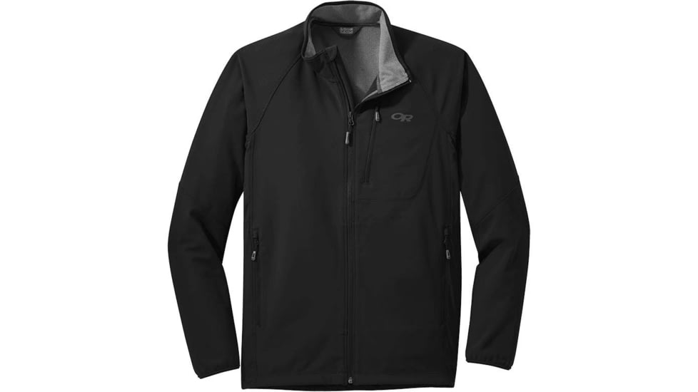 Outdoor Research Ferrosi Grid Jacket - Mens, Black, Medium, 2775670001007