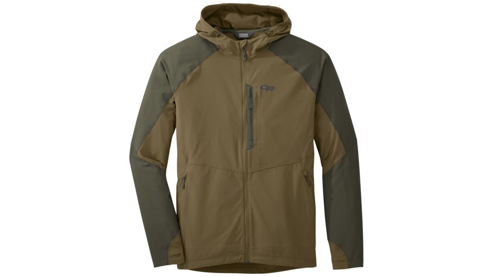 Outdoor Research Ferrosi Hooded Jacket, Men's, Coyote/Fatigue, S 250094-coyote/fatigue-S