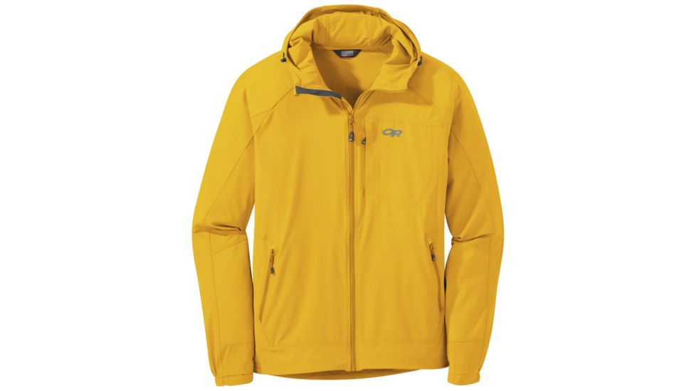 Outdoor Research Ferrosi Hooded Jacket - Mens, Solaria, Extra Large, 2691711426009
