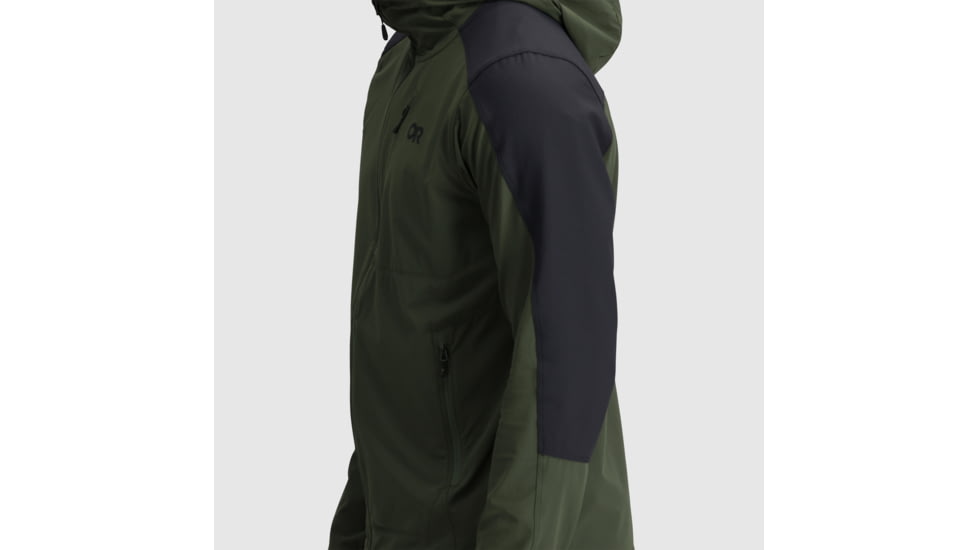 Outdoor Research Ferrosi Hoodie - Mens, Verde/Black, XL, 2876172359009