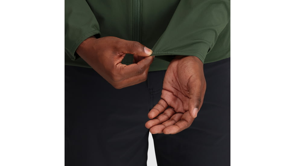 Outdoor Research Ferrosi Hoodie - Mens, Verde/Black, XL, 2876172359009