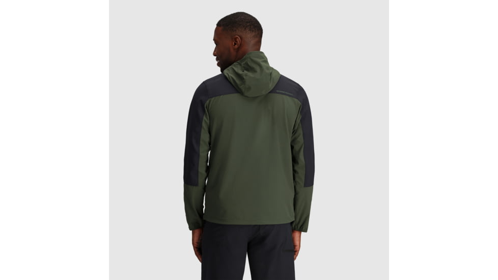 Outdoor Research Ferrosi Hoodie - Mens, Verde/Black, XL, 2876172359009