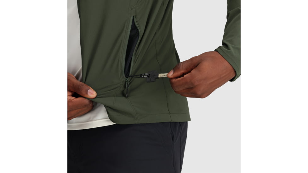 Outdoor Research Ferrosi Hoodie - Mens, Verde/Black, XL, 2876172359009