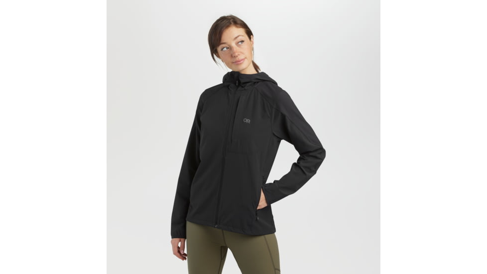 Outdoor Research Ferrosi Hoodie - Womens, Black, XS, 2876240001005