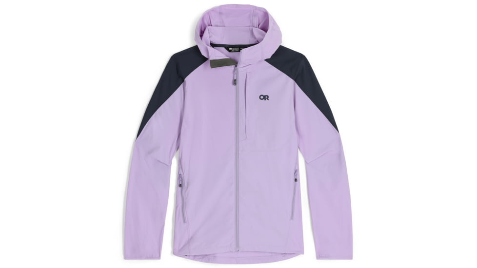 Outdoor Research Ferrosi Hoodie - Women's, Lavender/Naval Blue, XS, 2876242364005
