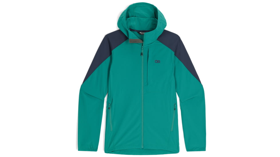 Outdoor Research Ferrosi Hoodie - Womens, Tropical/Naval Blue, L, 2876242351008