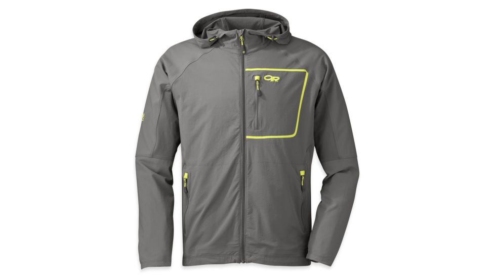 Outdoor Research Ferrosi Hoody - Men's-Hot Sauce/Redwood-X-Large