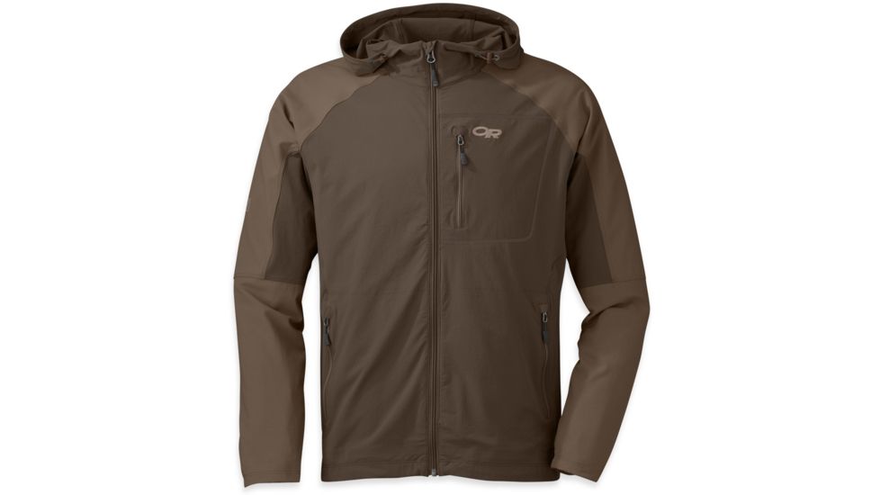 Outdoor Research Ferrosi Hoody - Men's-Mushroom/Walnut-Small