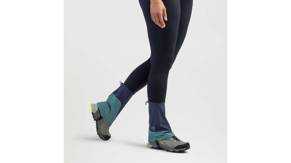 Outdoor Research Ferrosi Thru Gaiters, Naval Blue/Blue Spruce, Large, 2798681981008
