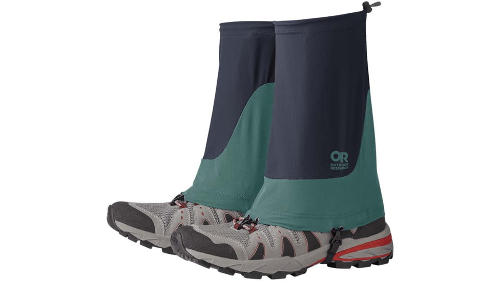 Outdoor Research Ferrosi Thru Gaiters, Naval Blue/Blue Spruce, Large, 2798681981008