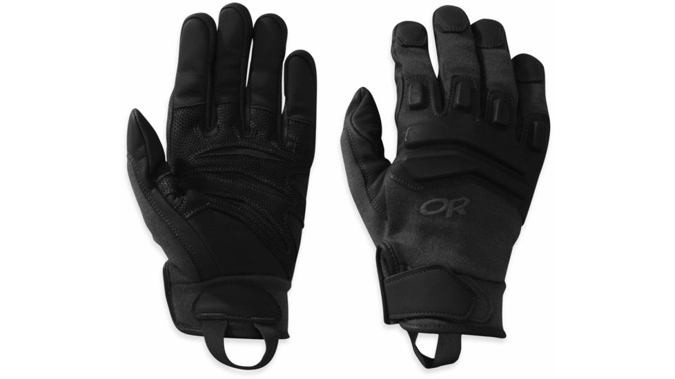 Outdoor Research Firemark Gloves - Men's-All Black-Large