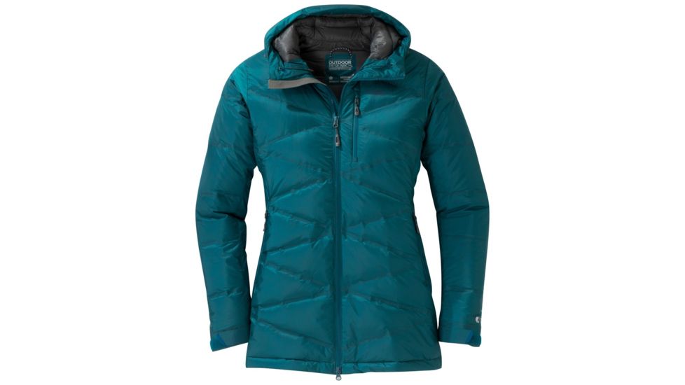 Outdoor Research Floodlight Down Parka - Womens, Washed Peacock, XS, 2469011272005