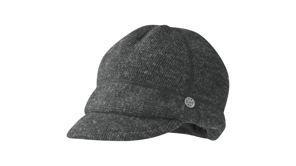 Outdoor Research Flurry Cap - Womens, Charcoal, Large/Extra Large, 2436400890016