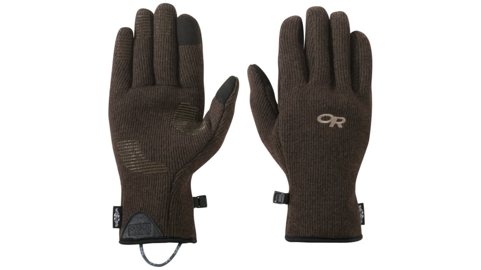 Outdoor Research Flurry Sensor Gloves - Men's, Earth, Large