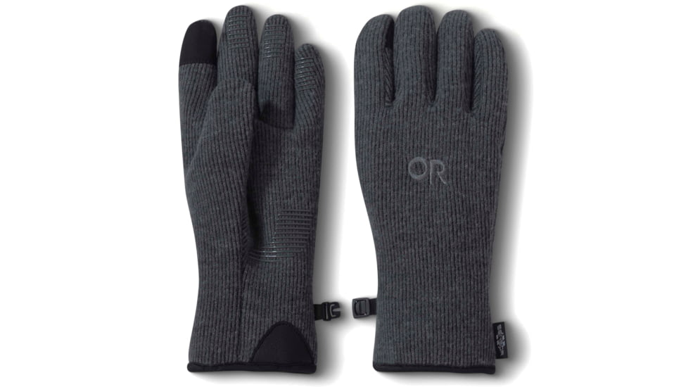 Outdoor Research Flurry Sensor Gloves - Men's, Charcoal, Small, 2448870890006