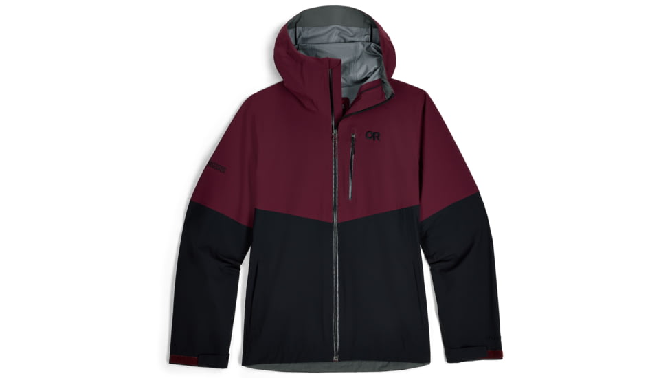 Outdoor Research Foray 3L Jacket - Men's, Winterberry/Black, Extra Large, 3220882942009