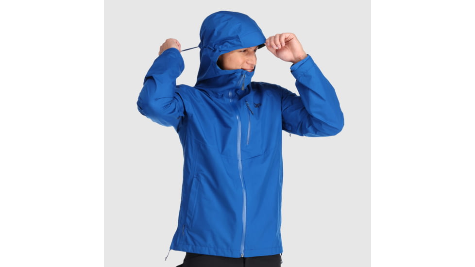 Outdoor Research Foray II Gore-Tex Jacket - Mens, Classic Blue/Black, L, 2876152068008