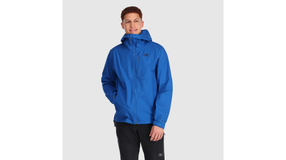 Outdoor Research Foray II Gore-Tex Jacket - Mens, Classic Blue/Black, L, 2876152068008