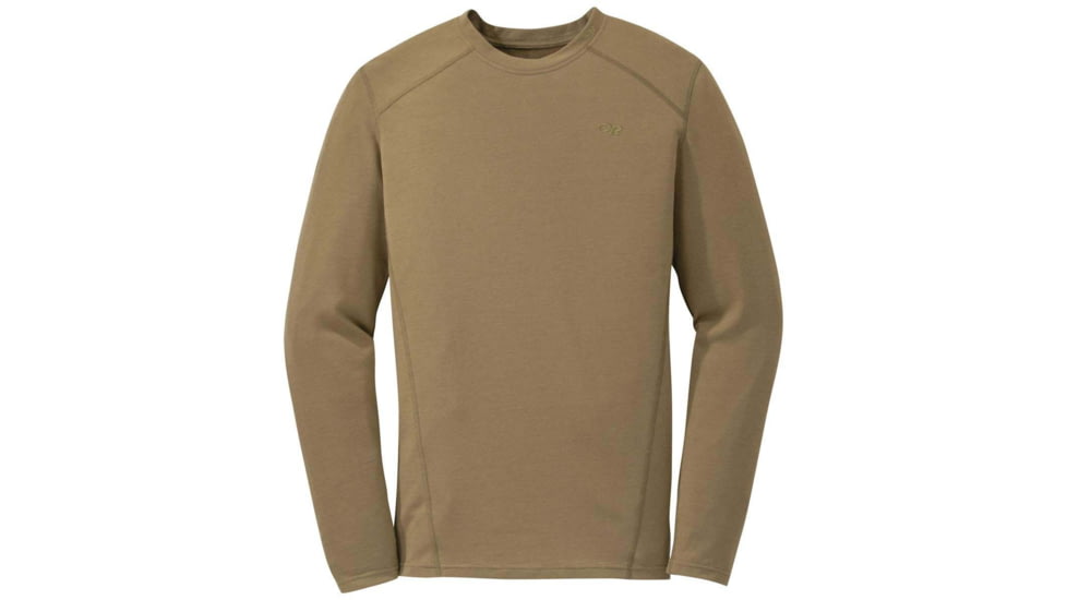 Outdoor Research Foundation Long Sleeve Crew - Mens, Coyote, Medium, 2643540014007