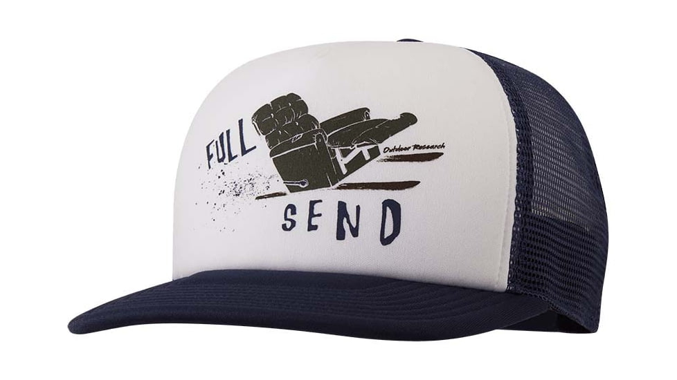 Outdoor Research Full Send Trucker Cap, Night, One Size, 2776530218222