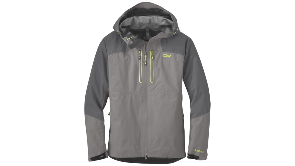 Outdoor Research Furio Jacket - Men's, Pewter/Charcoal, XL, 2429650045009