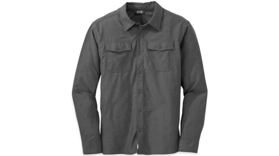 Outdoor Research Gastown Long-Sleeve Shirt - Men's-Charcoal-Medium