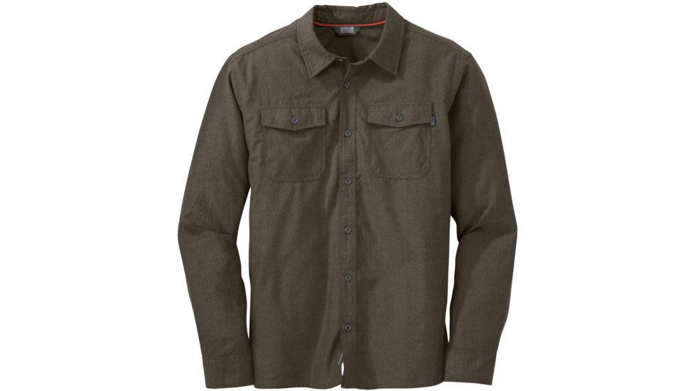 Outdoor Research Gastown Long-Sleeve Shirt - Men's-Earth-Small